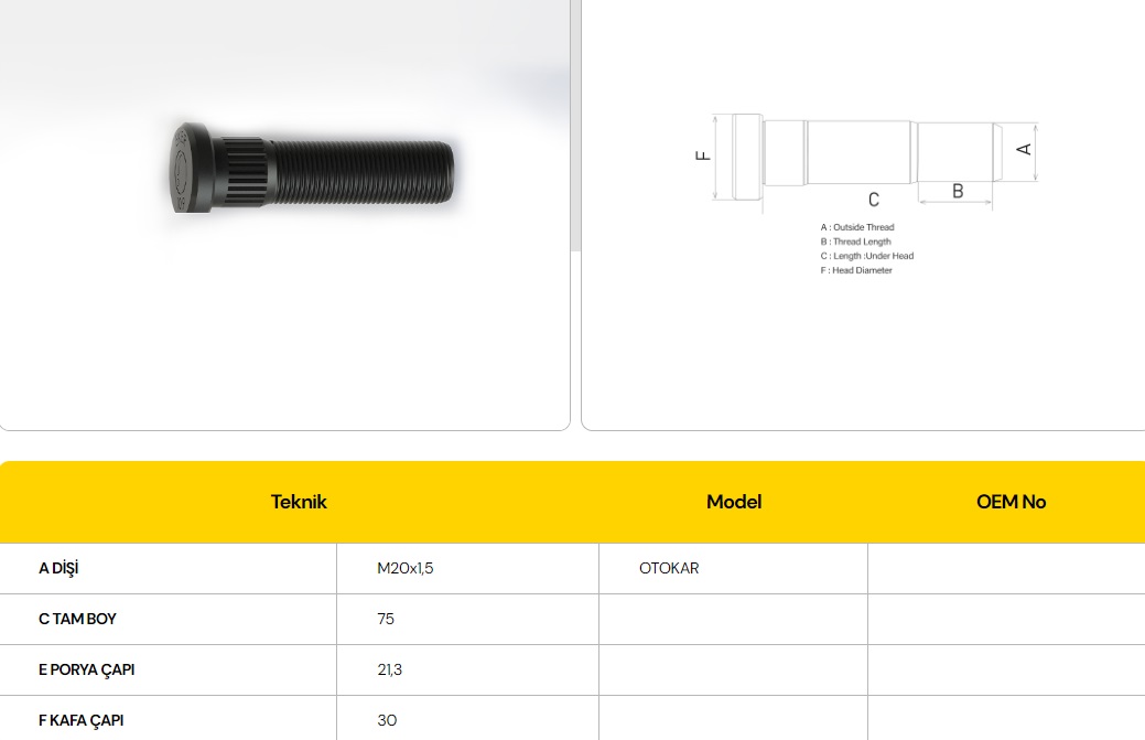 BİJON OTOKAR DORUK ÖN DİSK  